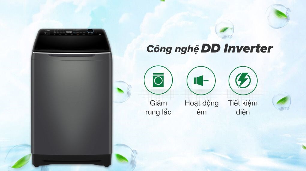 Máy giặt Aqua Inverter 14 kg AQW-DR140UHT PS