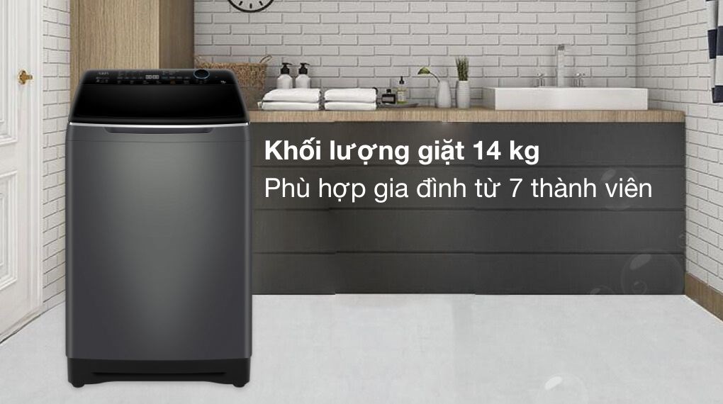 Máy giặt Aqua Inverter 14 kg AQW-DR140UHT PS