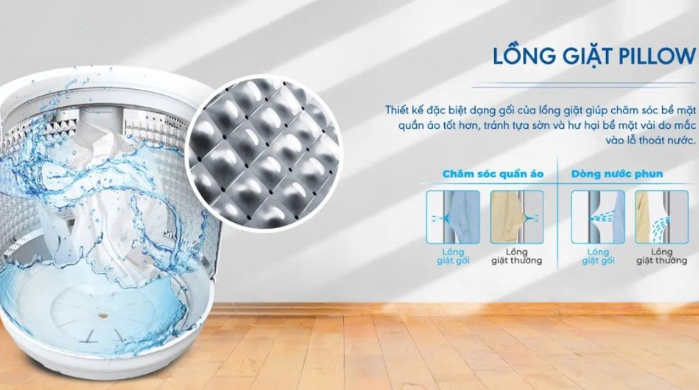 Máy giặt Aqua Inverter 9 kg AWM9-B316K(B)