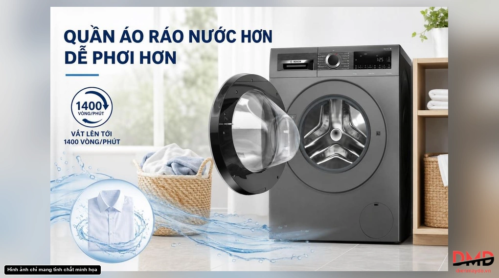 Máy giặt Bosch Inverter 10 kg WGG25401SG
