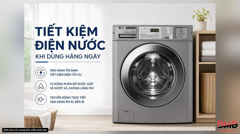 Máy giặt công nghiệp LG Inverter 13 kg CWG27MDQRS
