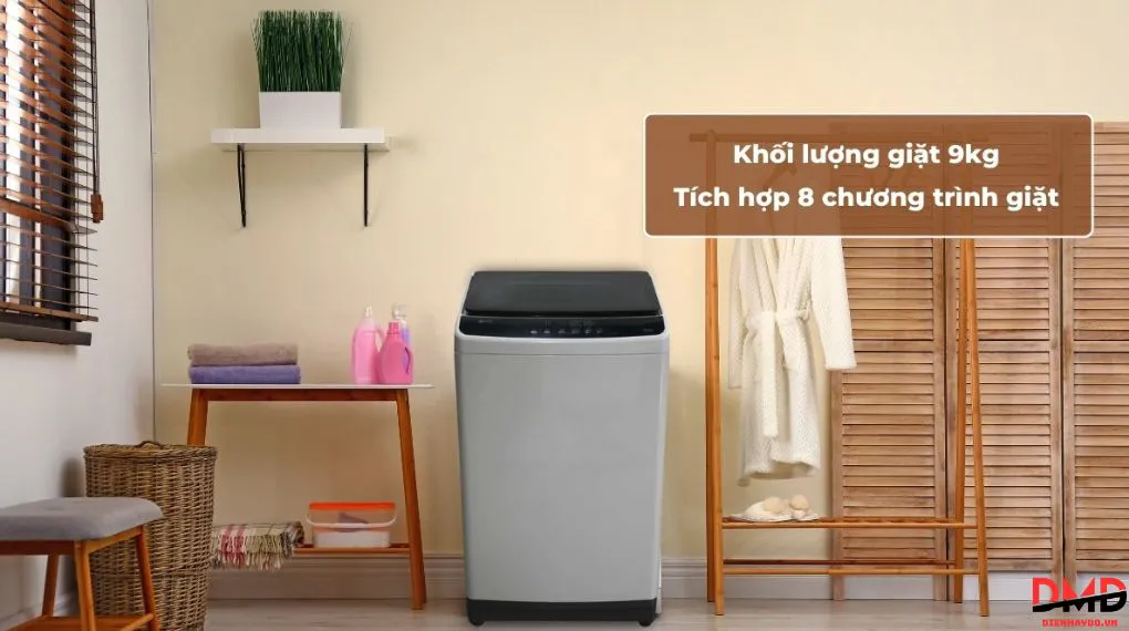 Máy giặt LG 9 kg cửa ngang hay cửa trên dễ dùng