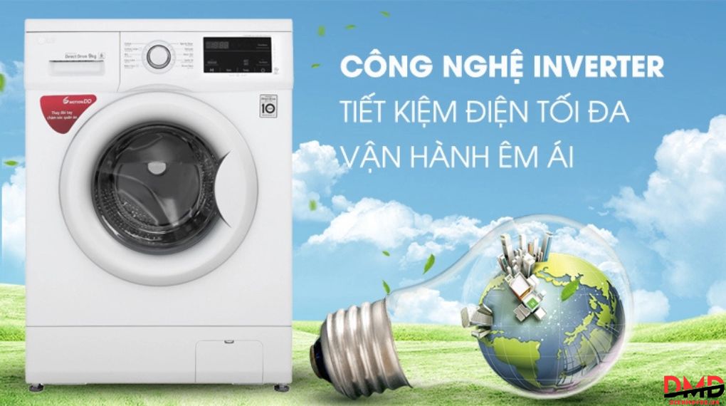 Máy giặt LG 9 kg cửa ngang hay cửa trên dễ dùng