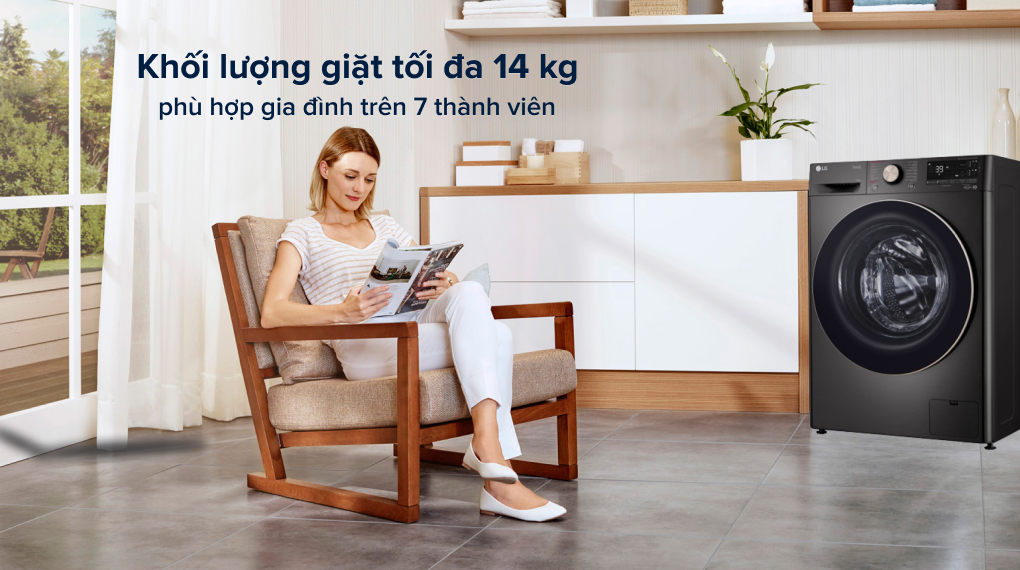 Máy giặt LG AI DD Inverter 14 kg FV1414S3BA