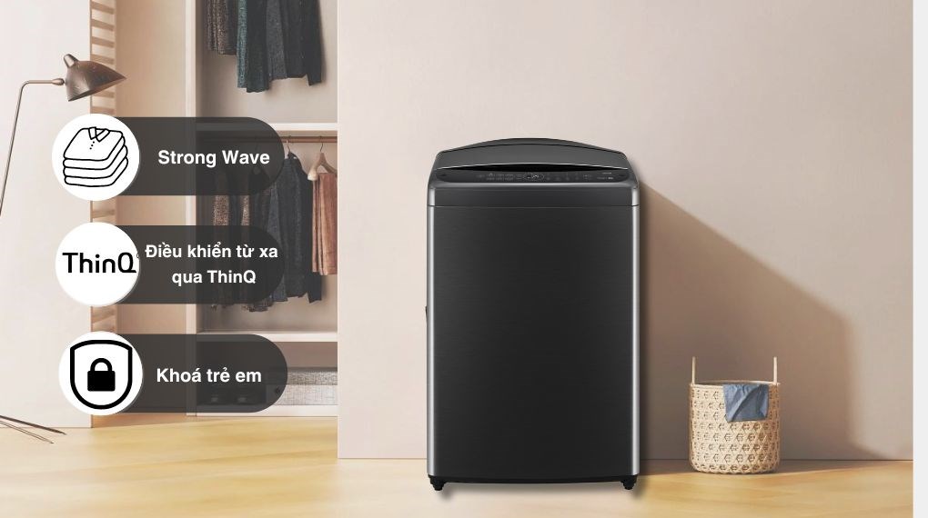 Máy giặt LG AI DD Inverter 15 kg TV2515DV5J
