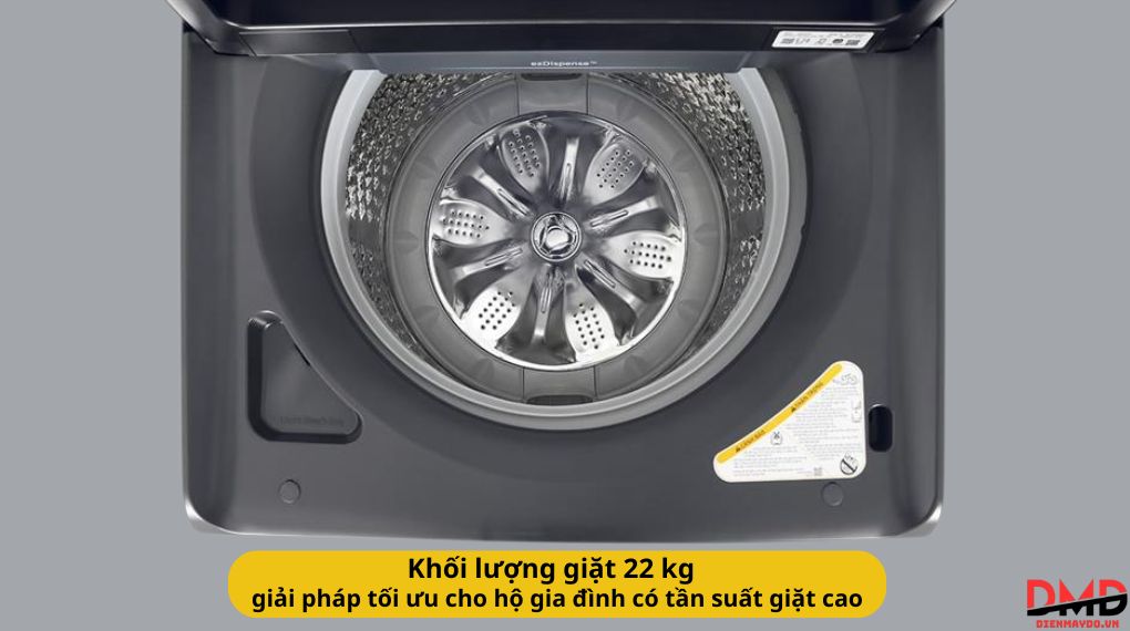 Máy giặt LG AI DD Inverter 22 kg T2522AX7G
