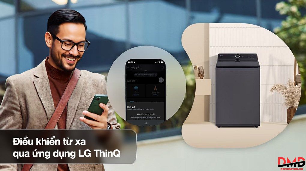 Máy giặt LG AI DD Inverter 22 kg T2522AX7G