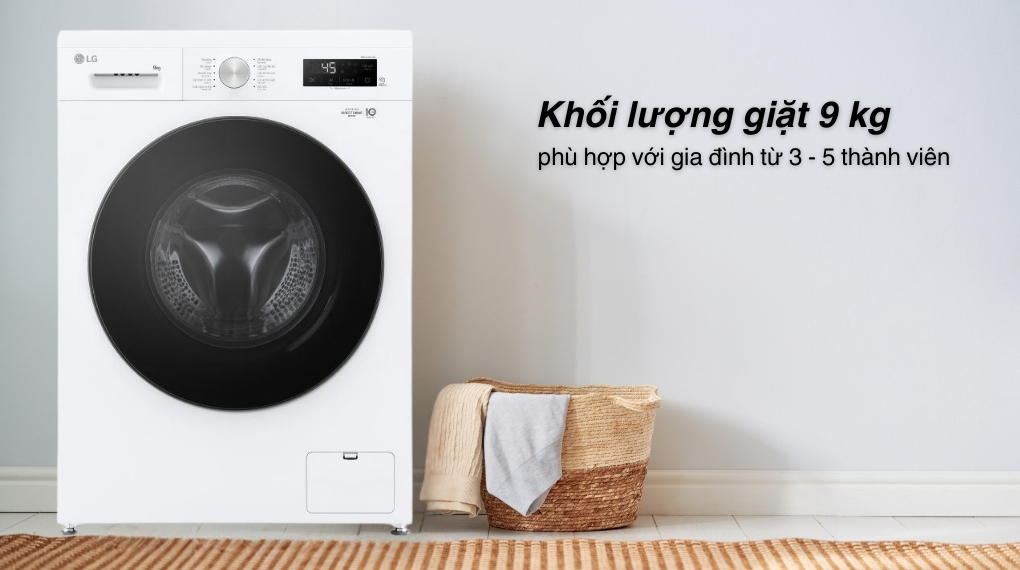 Máy giặt LG Inverter 9 kg FB1209S5W
