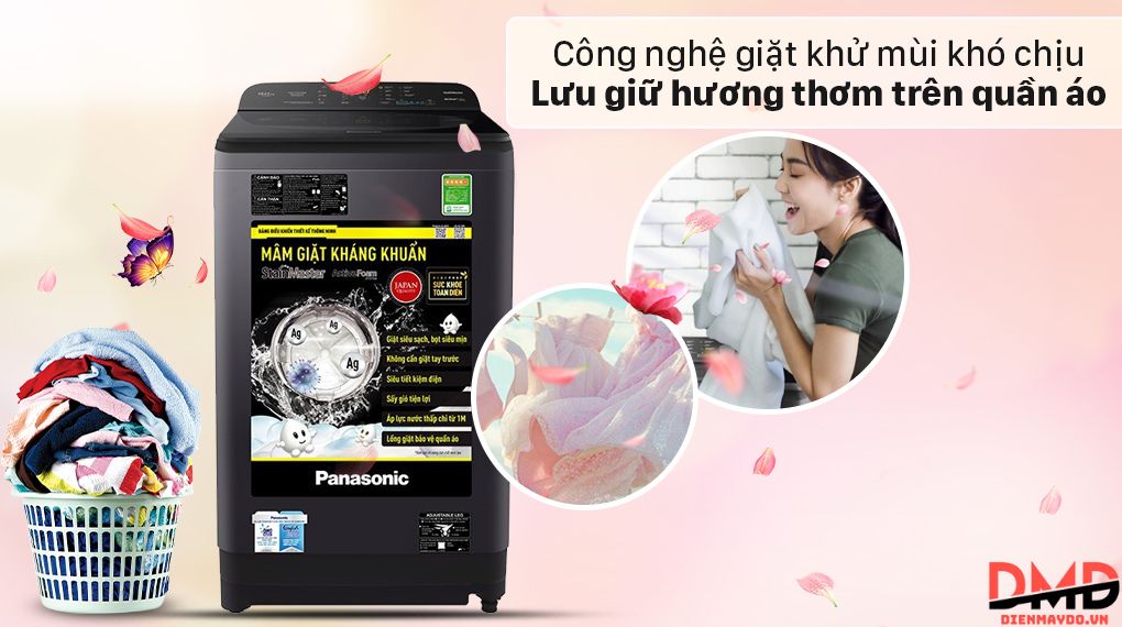 Máy giặt Panasonic Inverter 10 kg NA-F100A9BRV