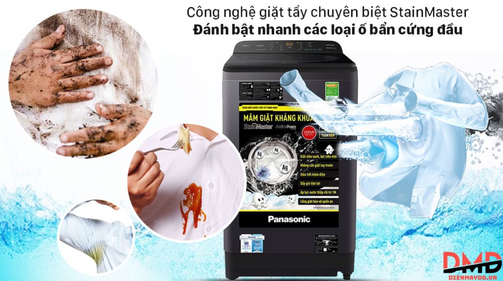Máy giặt Panasonic Inverter 10 kg NA-F100A9BRV
