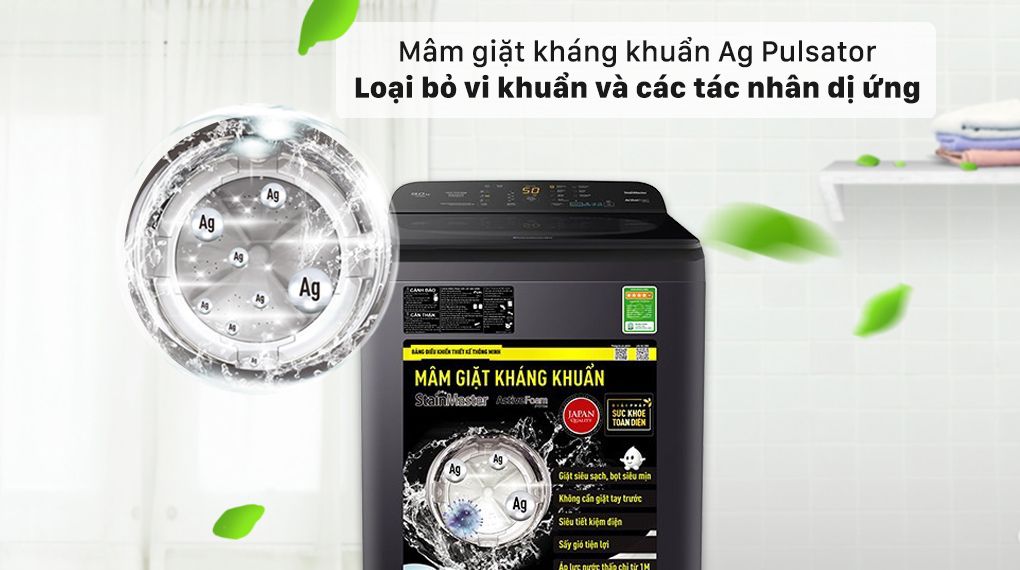 Máy giặt Panasonic 9 kg NA-F90A9BRV