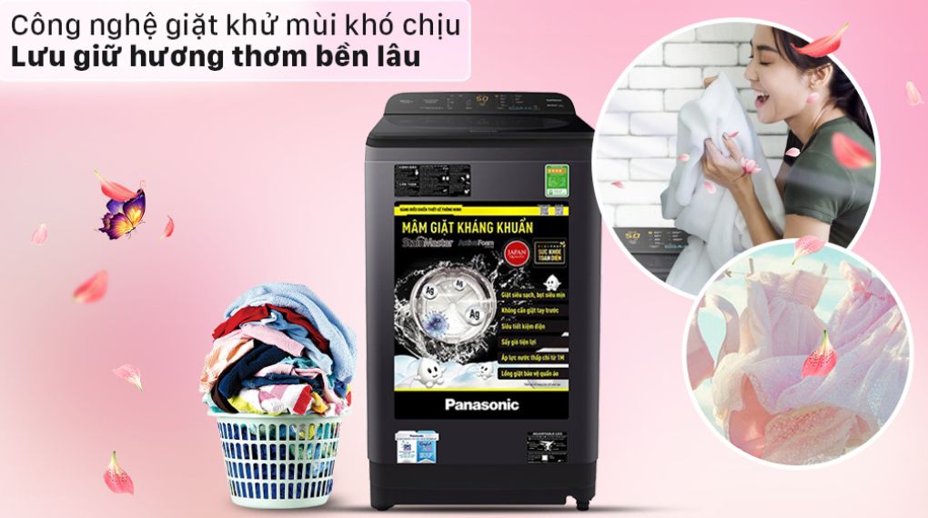 Máy giặt Panasonic 9 kg NA-F90A9BRV