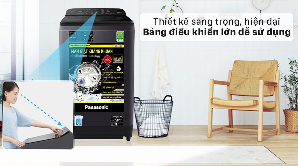 Máy giặt Panasonic 9 kg NA-F90A9BRV