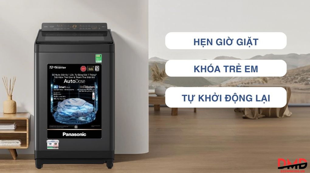 Máy giặt Panasonic Inverter 11.5 kg NA-FD115W3BV