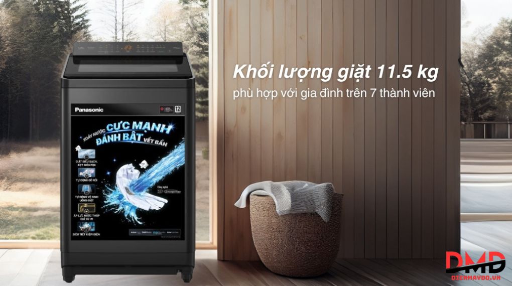 Máy giặt Panasonic Inverter 11.5 kg NA-FD115X3BV