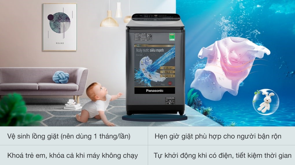 Máy giặt Panasonic Inverter 11.5 kg NA-FD11AR1BV