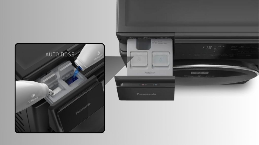 Máy giặt sấy Panasonic Inverter 11.5/2 kg NA-V115FW1BV