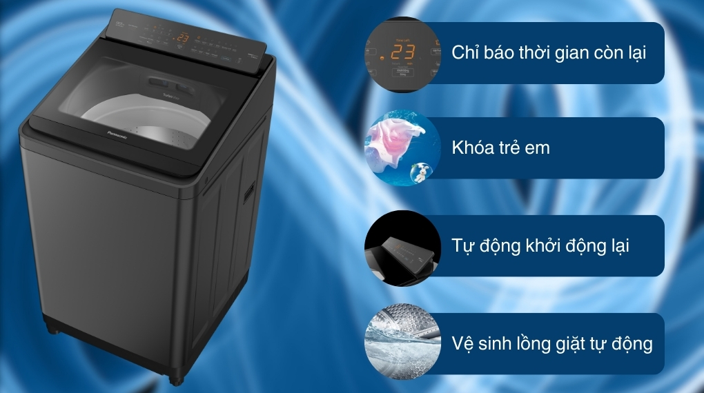 Máy giặt Panasonic Inverter 13.5 kg NA-FD135X3BV
