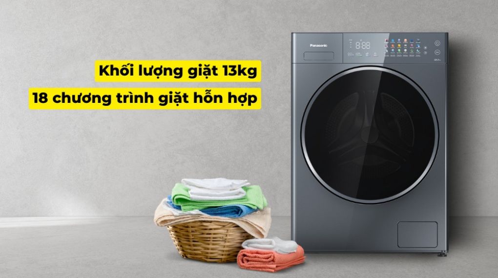 Máy giặt Panasonic Inverter 13 kg NA-26CVX1AVT 
