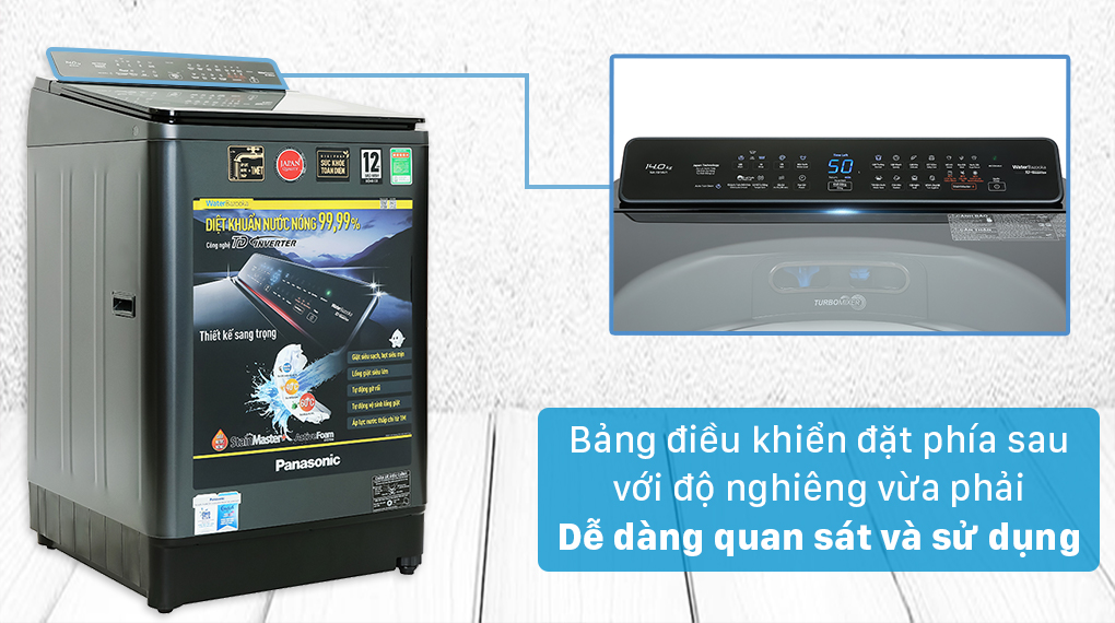 Máy giặt Panasonic Inverter 16 kg NA-FD16V1BRV