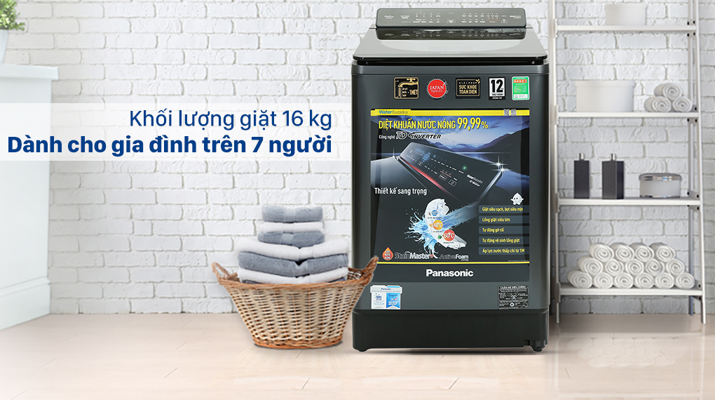 Máy giặt Panasonic Inverter 16 kg NA-FD16V1BRV