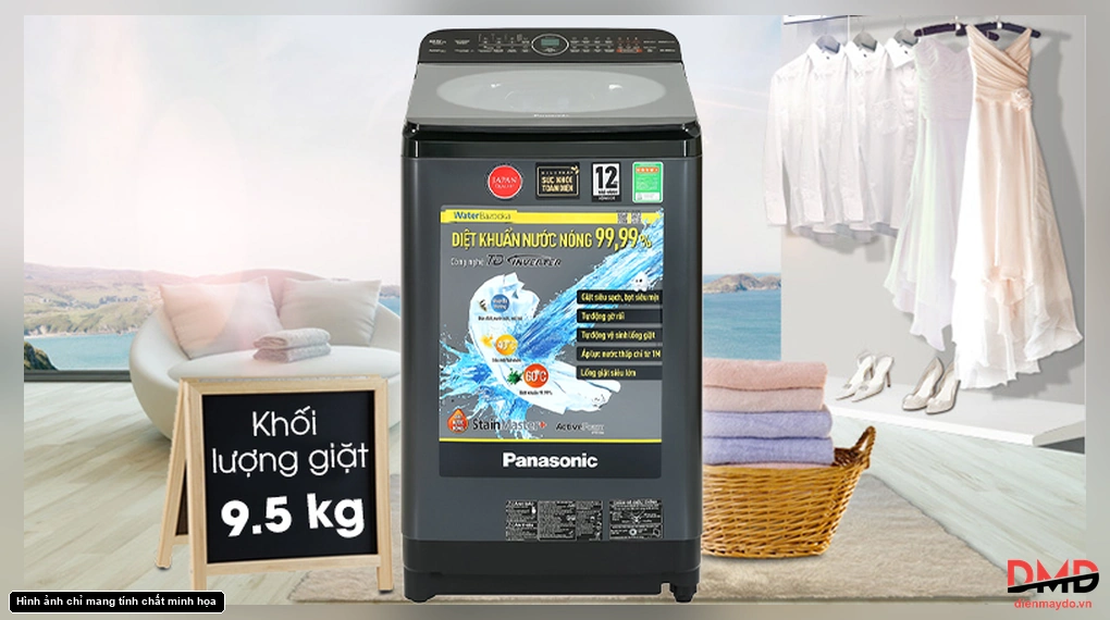 Máy giặt Panasonic Inverter 9.5 kg NA-FD95V1BRV