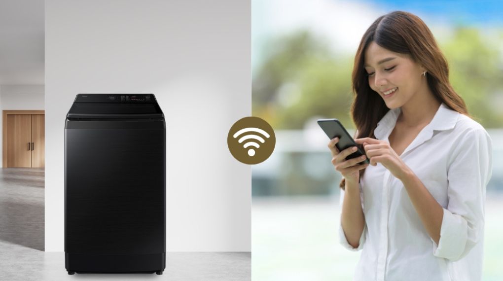 Máy giặt Samsung AI Wash Inverter 21 kg WA80F21B9BSV