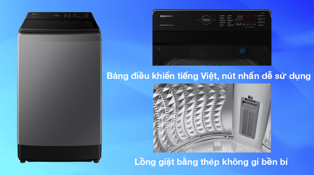 Máy giặt Samsung Inverter 10.5 kg WA10CG5745BDSV