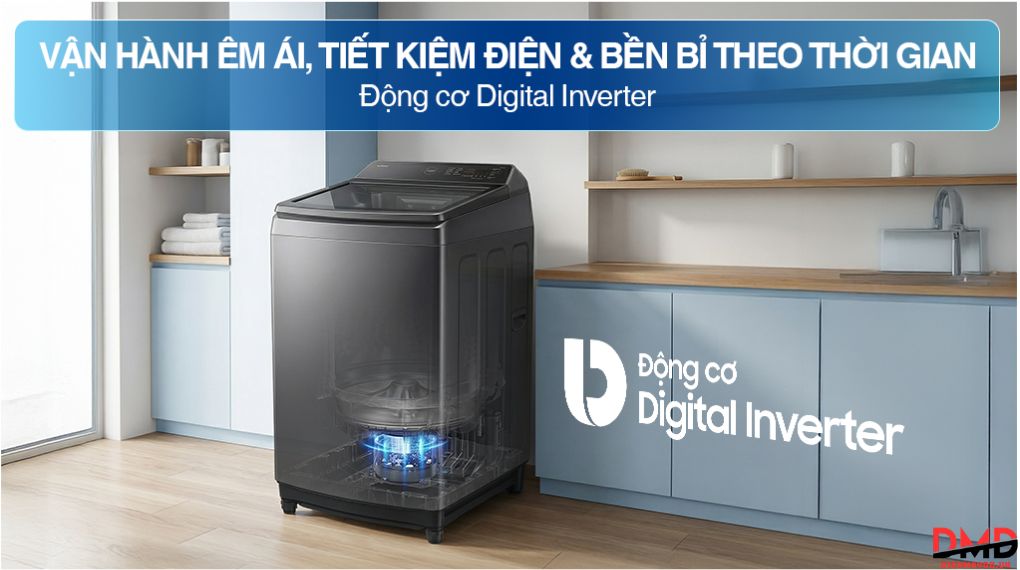 Máy giặt Samsung Inverter 12.5 kg WA40F12E4CSV