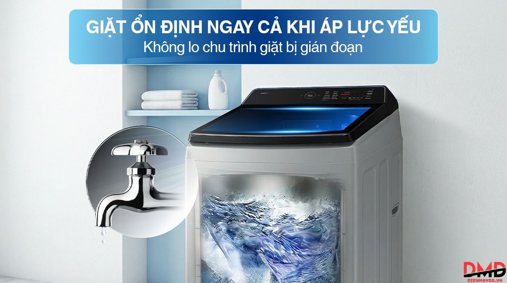 Máy giặt Samsung Inverter 12.5 kg WA40F12E4LSV