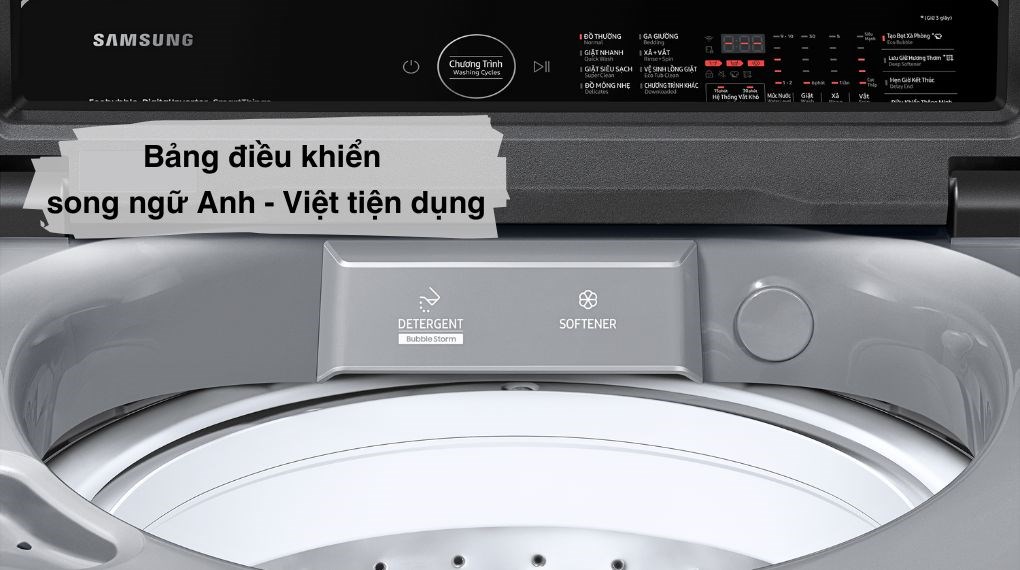 Máy giặt Samsung Inverter 17 kg WA17CG6442BDSV