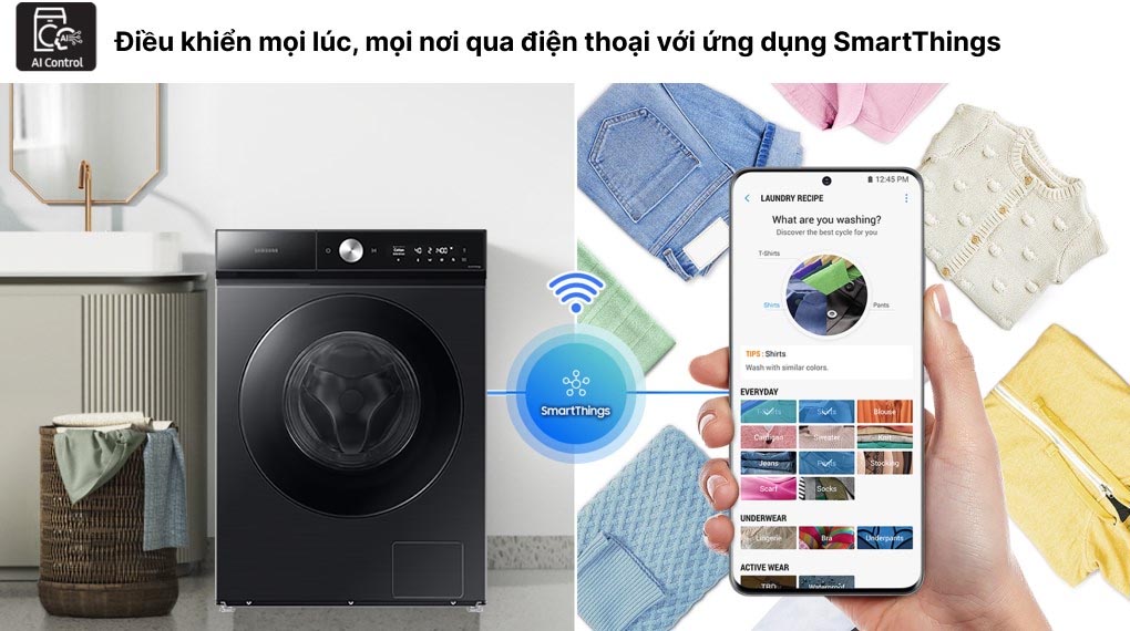 Máy giặt Samsung Inverter 14 kg WW14BB944DGBSV