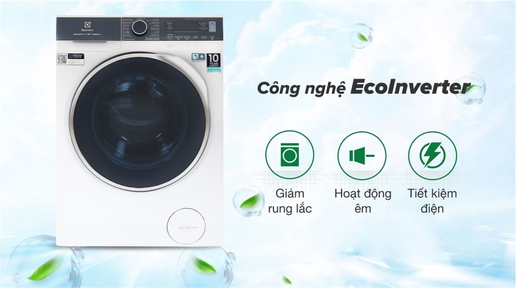 Máy giặt sấy Electrolux Inverter 11/7 kg EWW1142Q7WB 