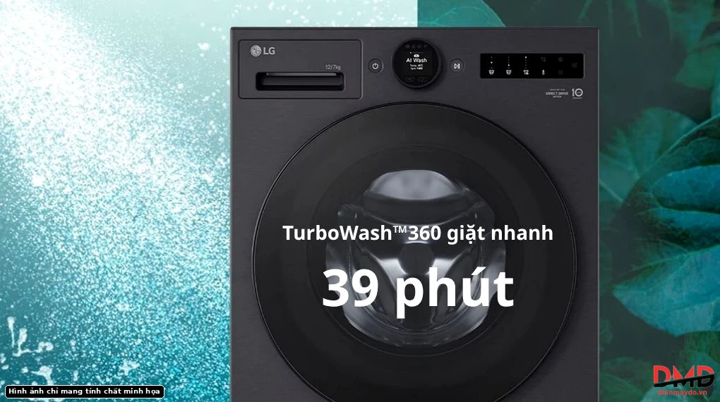 Máy giặt sấy LG Inverter 12/7 kg FX1412R3KA