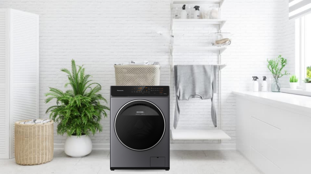 Máy giặt sấy Panasonic Inverter 10.5/2 kg NA-V105FC1LV