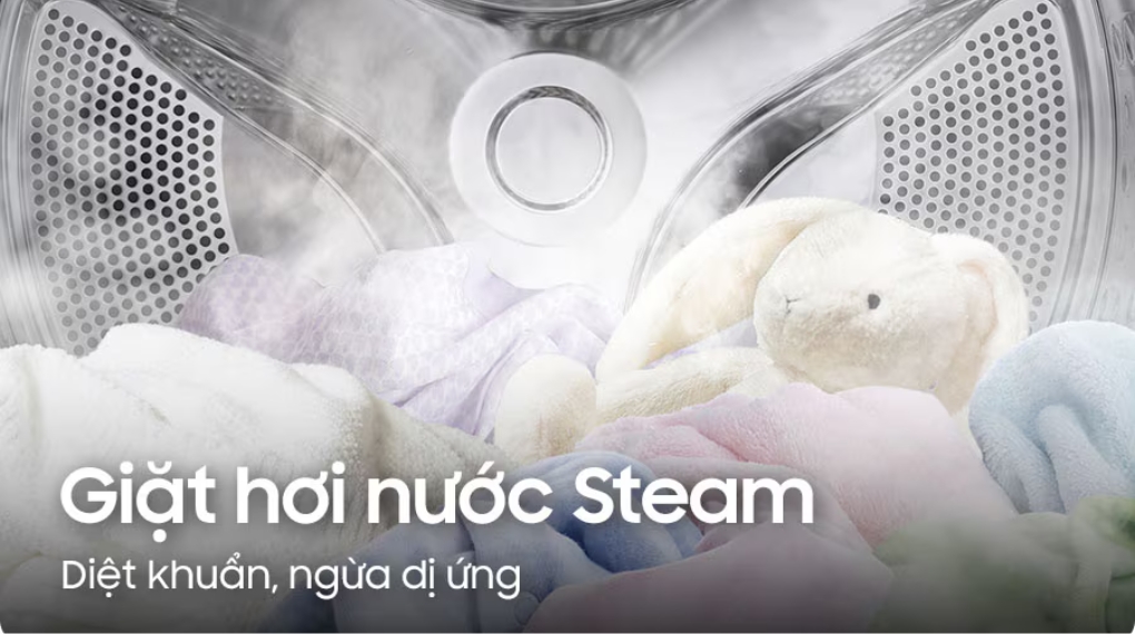 Máy giặt sấy Samsung Heatpump 25/15 kg WD25DB8995BZSV