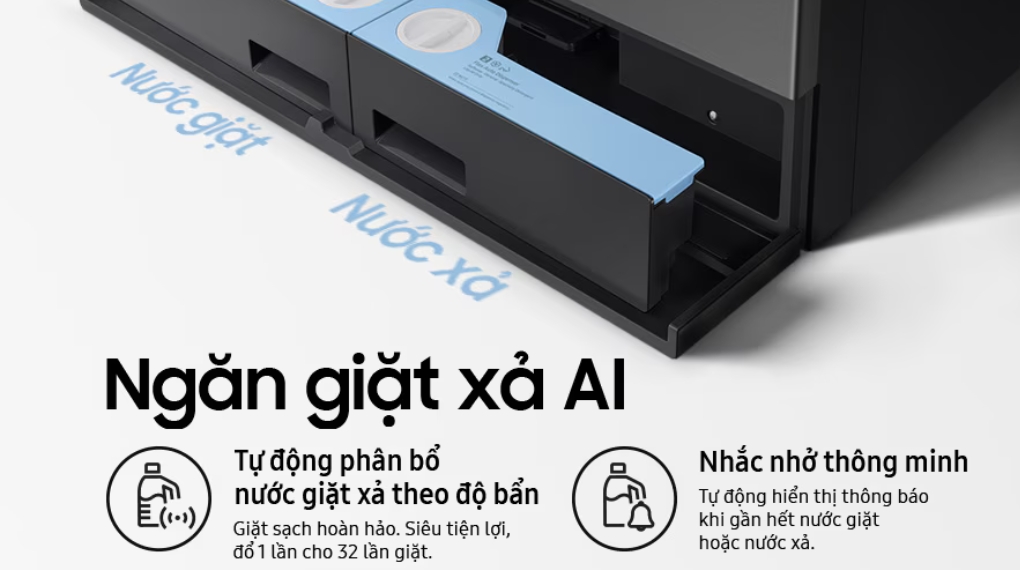 Máy giặt sấy Samsung Heatpump 25/15 kg WD25DB8995BZSV