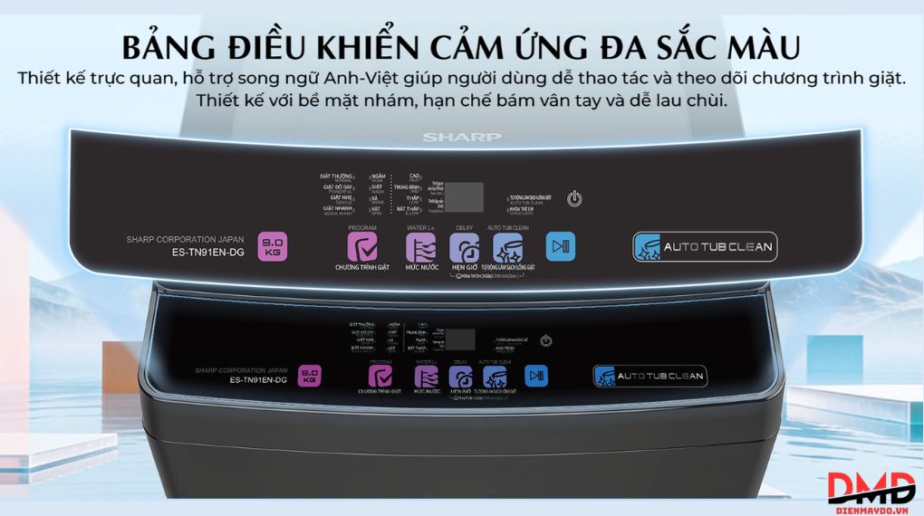 Máy giặt Sharp 9 kg ES-TN91EN-DG