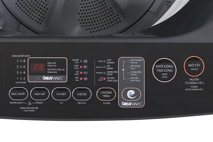Máy giặt Toshiba Inverter 9 kg AW-DK1000FV(KK)