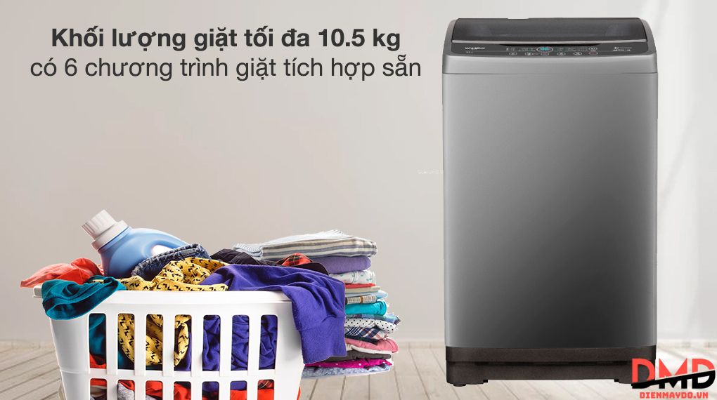Máy giặt Whirlpool Inverter 10.5 kg VWVD10502FG