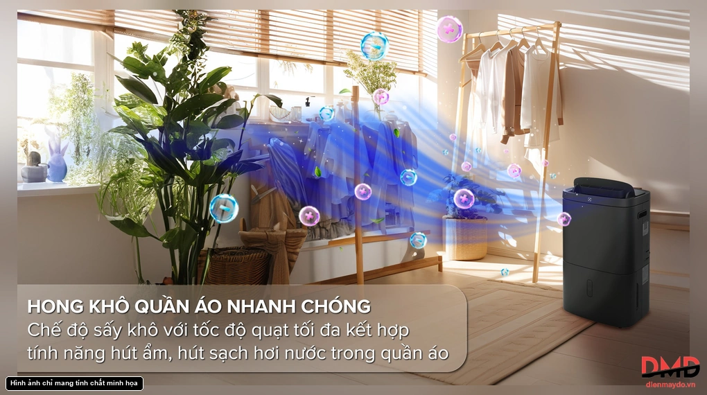 Máy hút ẩm kết hợp lọc không khí Electrolux UltimateHome 500 EDH12TRBD2 24 lít