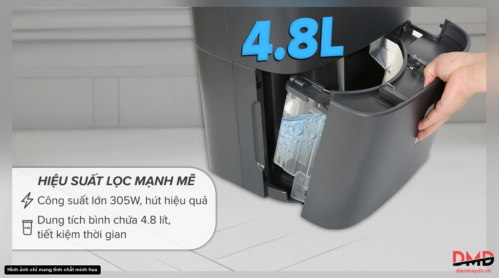 Máy hút ẩm kết hợp lọc không khí Electrolux UltimateHome 700 EDH14TRBD2 27 lít