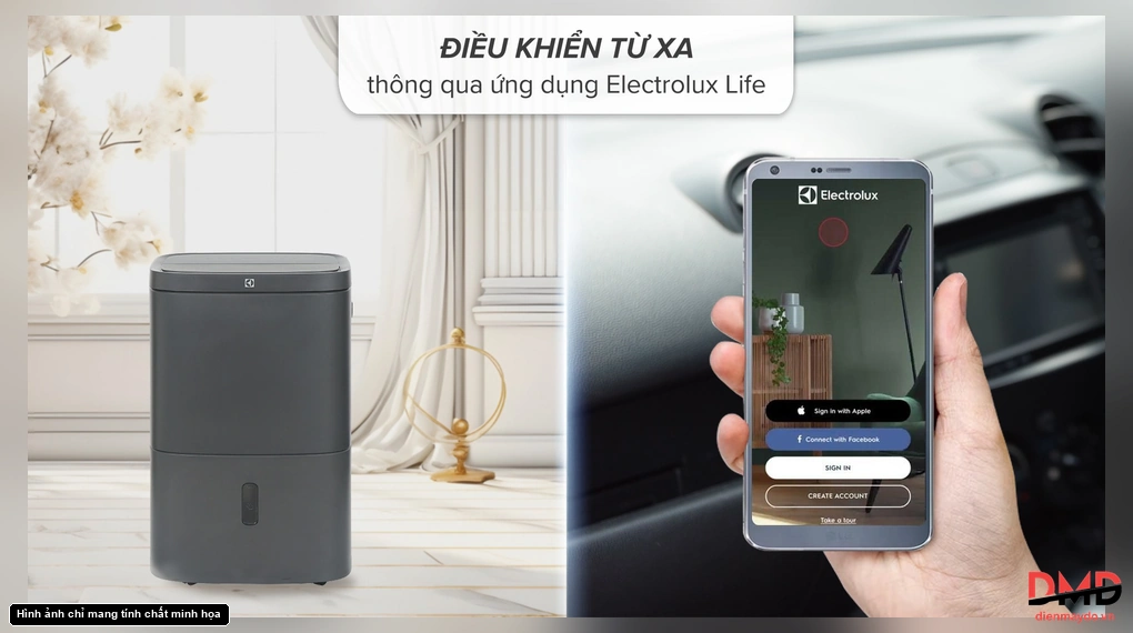 Máy hút ẩm kết hợp lọc không khí Electrolux UltimateHome 700 EDH14TRBD2 27 lít