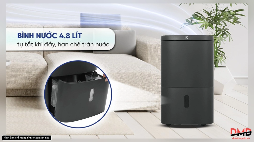 Máy hút ẩm kết hợp lọc không khí Electrolux UltimateHome 700 EDH16TRBD3 28,5 lít