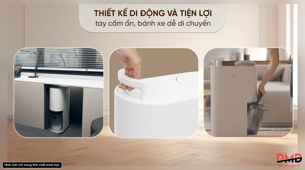 Máy hút ẩm LG Dual Inverter DD23GMWE1.ABAE 40 lít