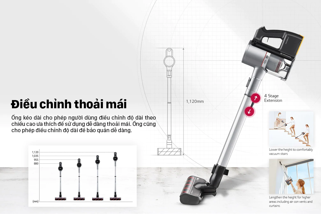 Máy hút bụi không dây LG A9N-Max