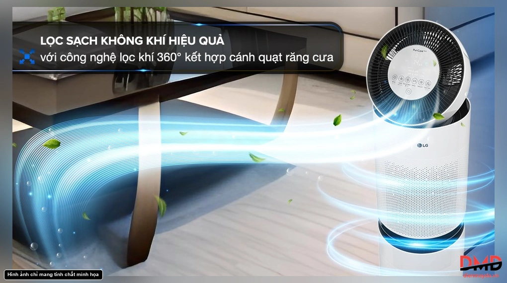 Máy lọc không khí 2 tầng LG PuriCare AS10GDWH0.ABAE 70W