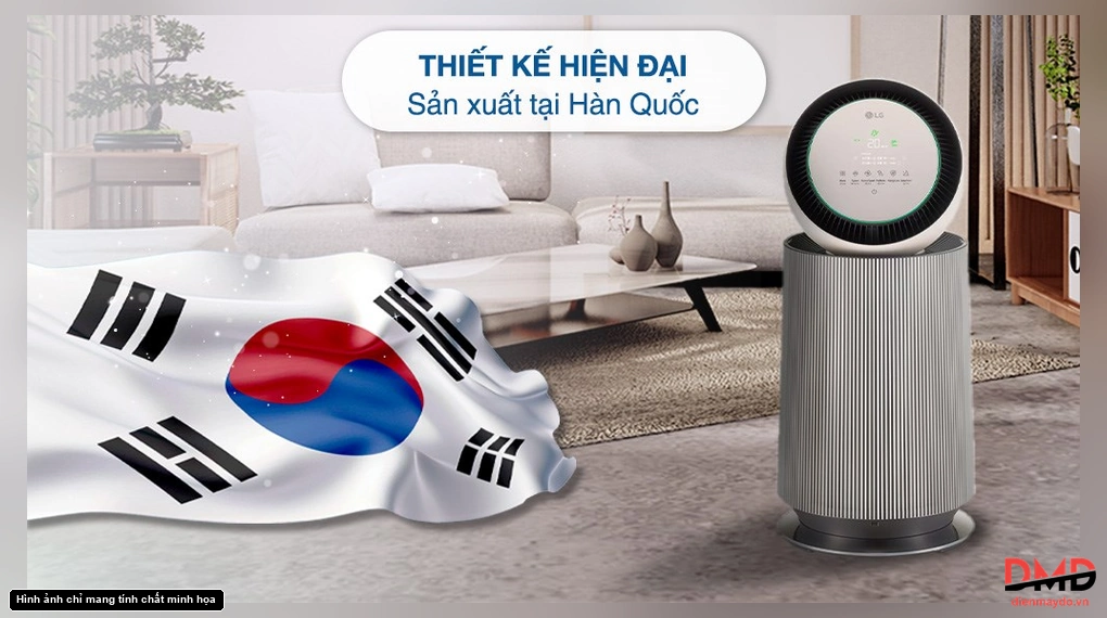 Máy lọc không khí LG 360 Độ Alpha 1 tầng AS65GDBY0