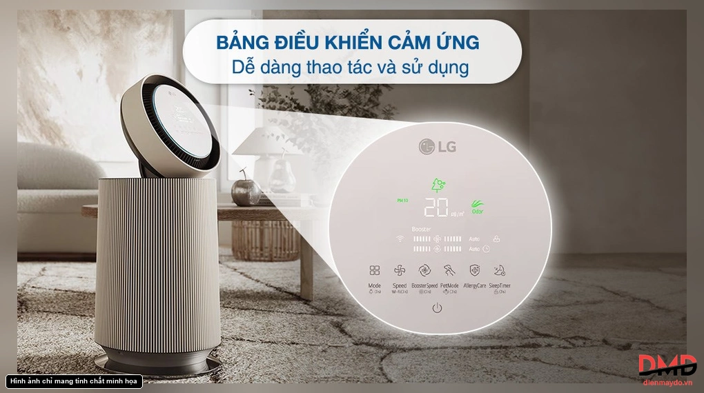 Máy lọc không khí LG 360 Độ Alpha 1 tầng AS65GDBY0