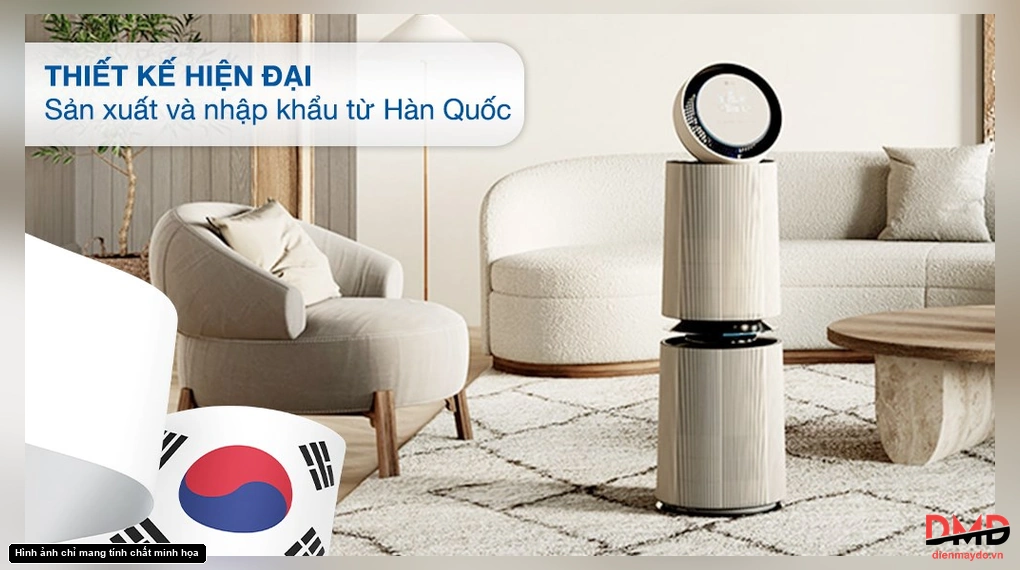 Máy lọc không khí LG 360 Độ Alpha 2 tầng AS10GDBY0